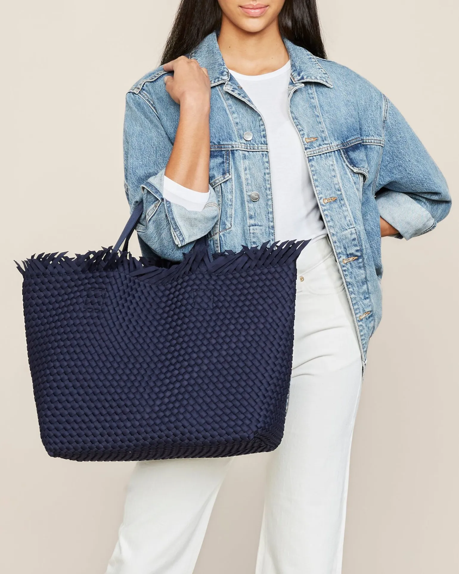 Totes<NAGHEDI Havana Beach Tote Ink Blue