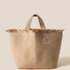 Shoulder Bags<NAGHEDI Havana Beach Tote Camel