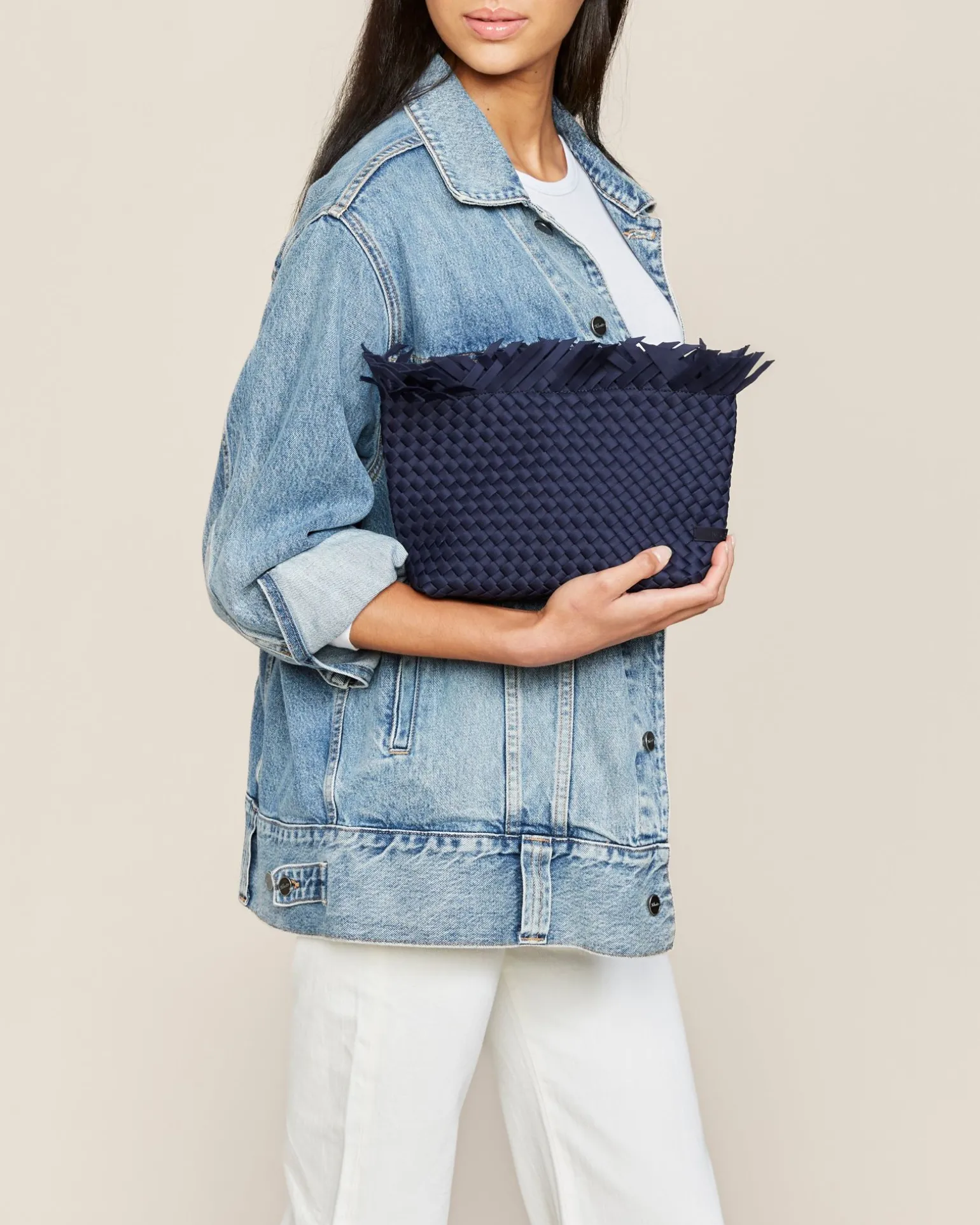 Clutches<NAGHEDI Havana Clutch Ink Blue