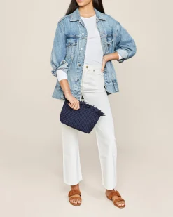 Clutches<NAGHEDI Havana Clutch Ink Blue