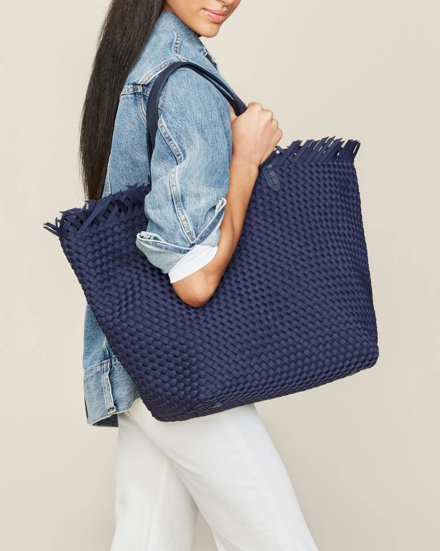 Totes<NAGHEDI Havana Travel Tote Ink Blue