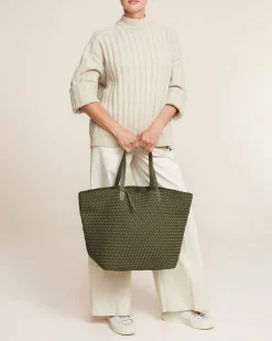 Shoulder Bags<NAGHEDI Jetsetter Large Tote Olive