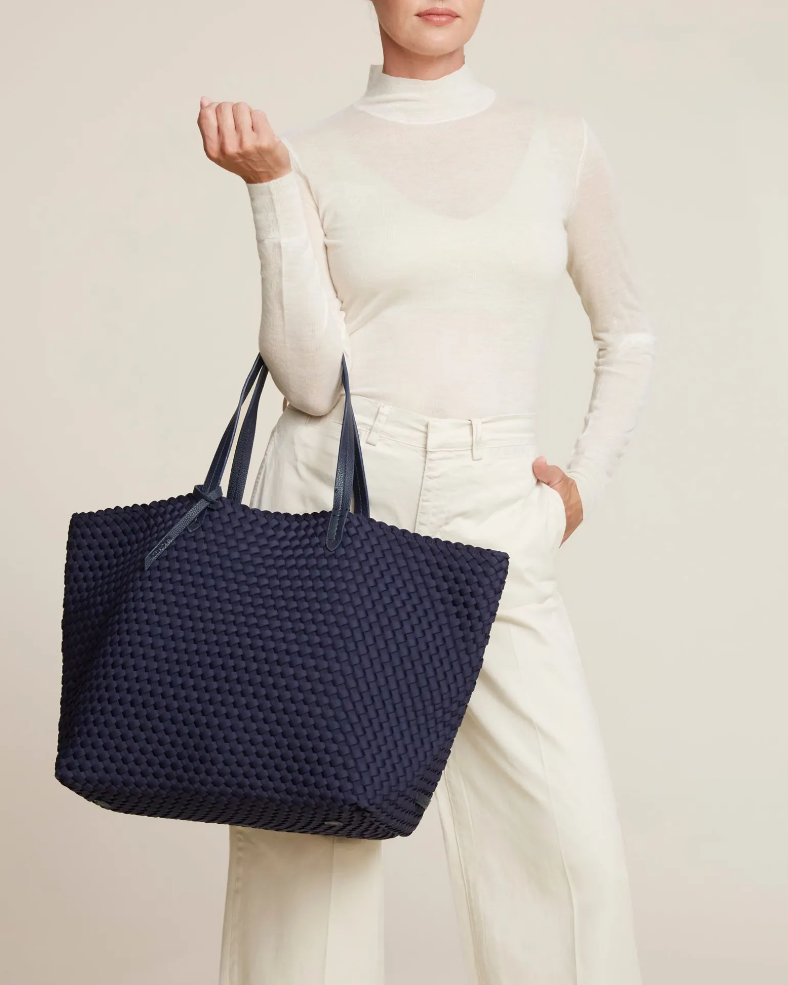 Shoulder Bags<NAGHEDI Jetsetter Large Tote Ink Blue