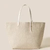 Shoulder Bags<NAGHEDI Jetsetter Large Tote Ecru