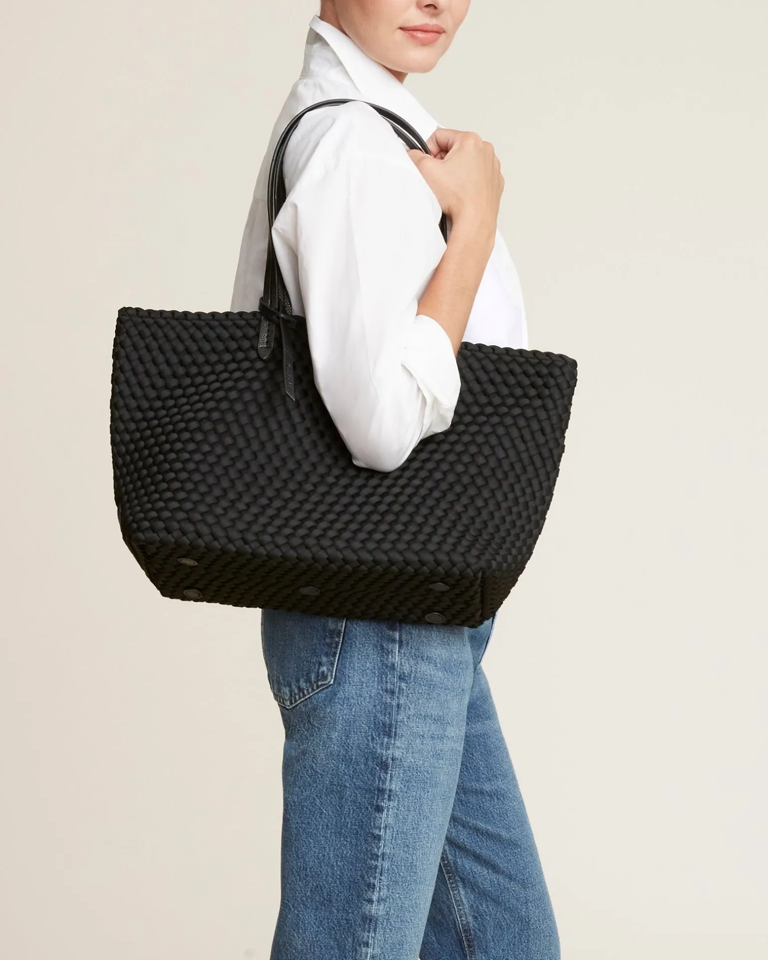 Totes<NAGHEDI Jetsetter Small Tote Onyx