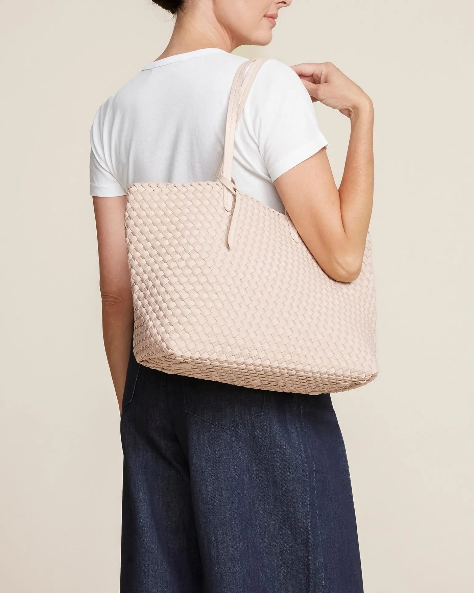 Totes<NAGHEDI Jetsetter Small Tote Shell Pink