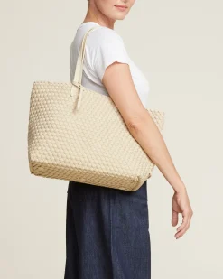 Totes<NAGHEDI Jetsetter Small Tote Ecru