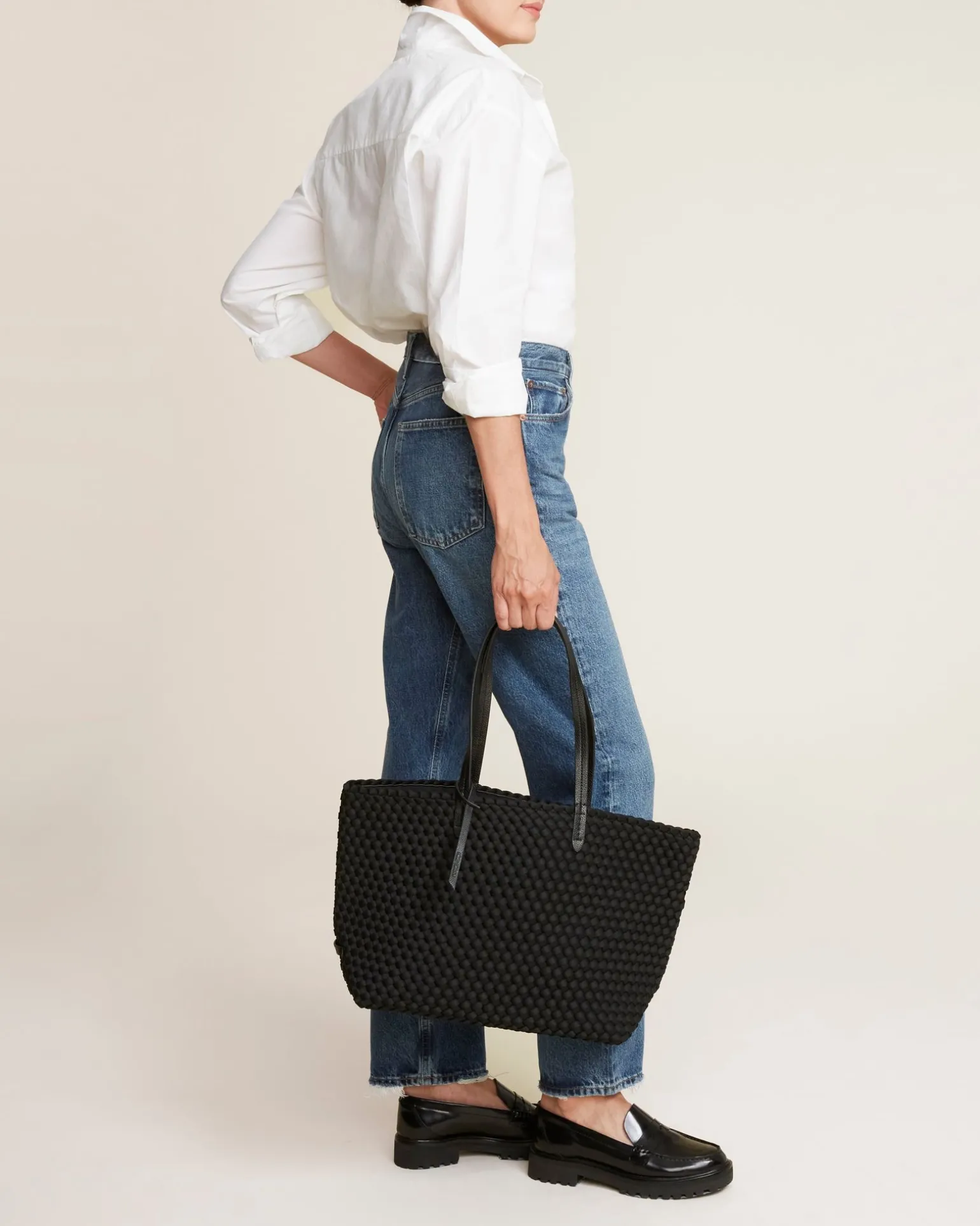 Shoulder Bags<NAGHEDI Jetsetter Small Tote Onyx