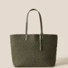 Totes<NAGHEDI Jetsetter Small Tote Olive