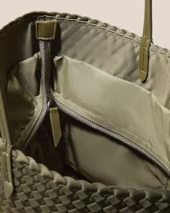 Totes<NAGHEDI Jetsetter Small Tote Olive
