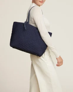 Shoulder Bags<NAGHEDI Jetsetter Small Tote Ink Blue
