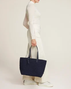 Shoulder Bags<NAGHEDI Jetsetter Small Tote Ink Blue