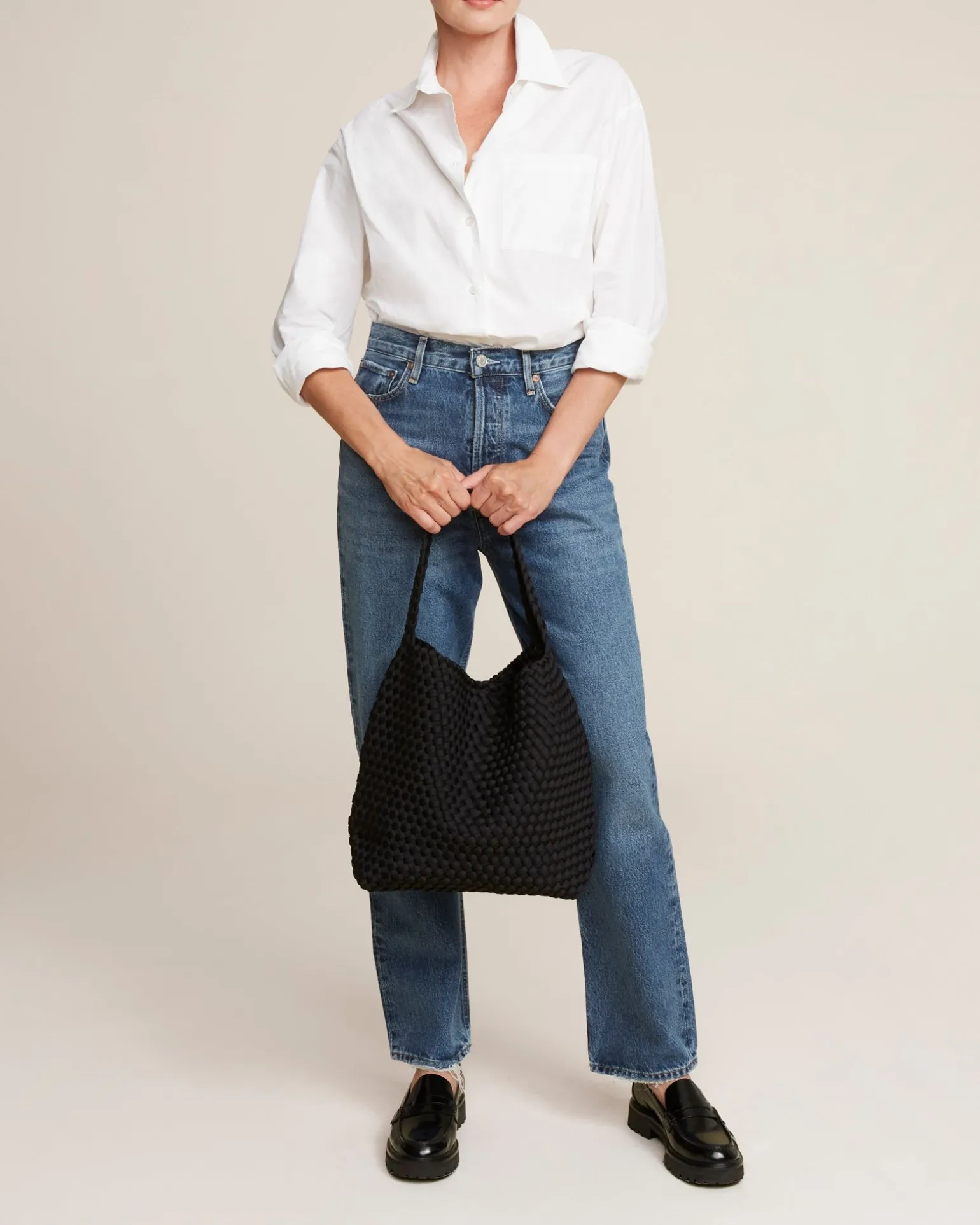 Shoulder Bags<NAGHEDI Nomad Hobo Onyx