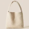 Shoulder Bags<NAGHEDI Nomad Hobo Ecru