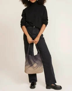 Shoulder Bags<NAGHEDI Nomad Hobo Graphic Ombre Mahal