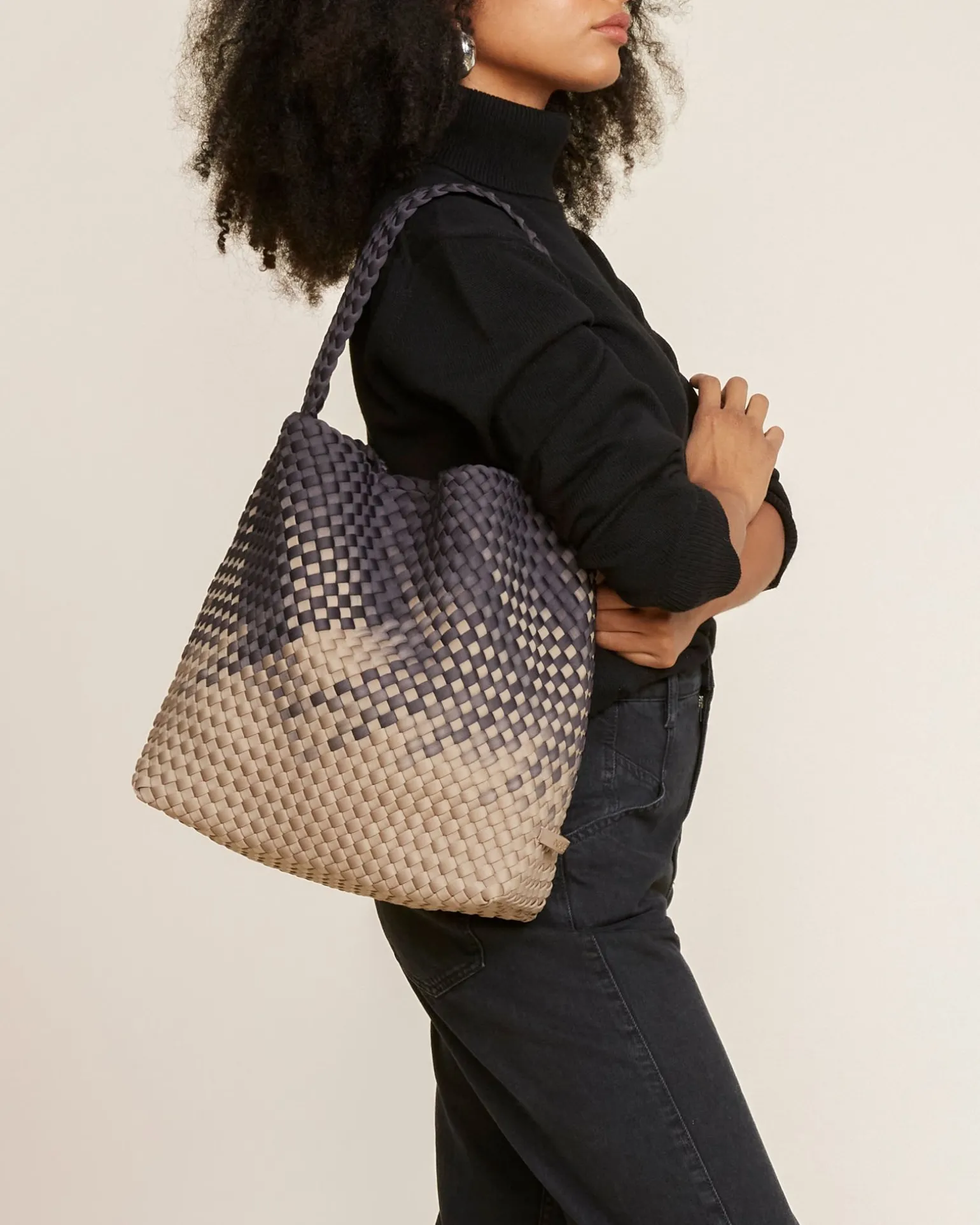 Hobos<NAGHEDI Nomad Hobo Graphic Ombre Mahal