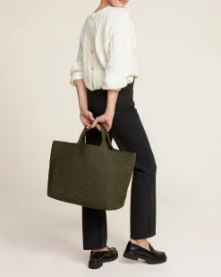 Totes<NAGHEDI St. Barths Large Tote Olive