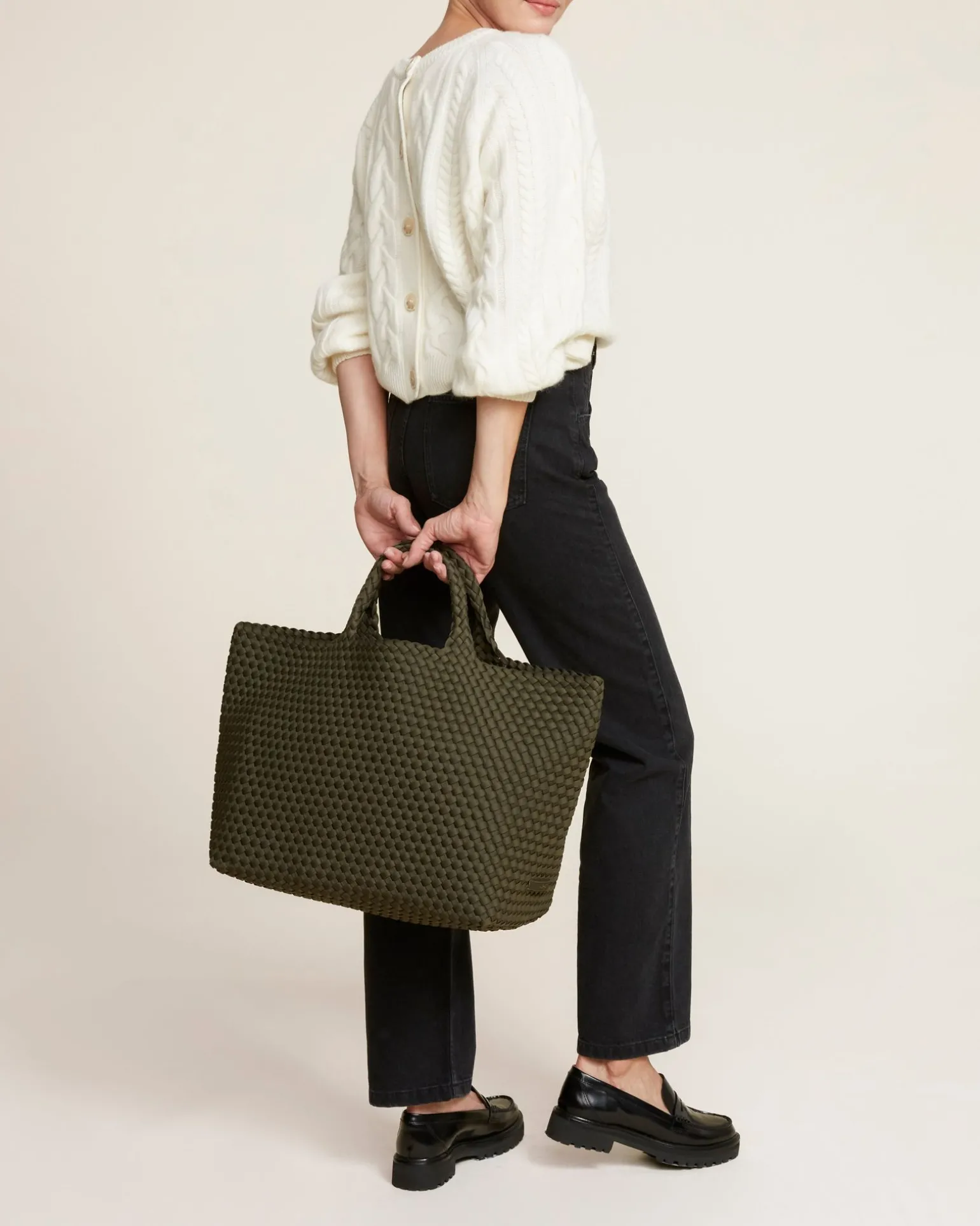 Totes<NAGHEDI St. Barths Large Tote Olive