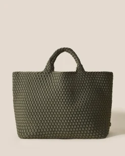 Shoulder Bags<NAGHEDI St. Barths Large Tote Olive