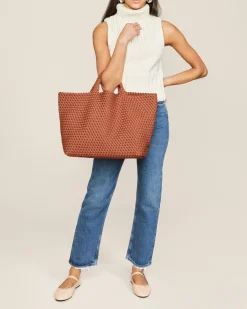 Shoulder Bags<NAGHEDI St. Barths Large Tote Adobe