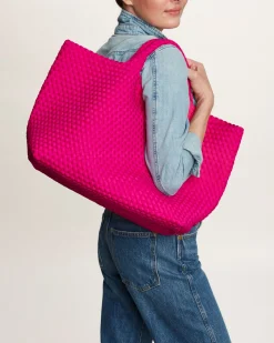 Shoulder Bags<NAGHEDI St. Barths Large Tote Miami Pink