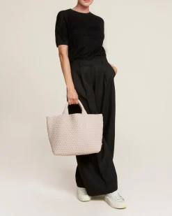 Shoulder Bags<NAGHEDI St. Barths Large Tote Shell Pink