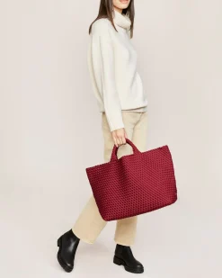 Shoulder Bags<NAGHEDI St. Barths Large Tote Rosewood