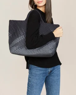 Totes<NAGHEDI St. Barths Large Tote Graphic Ombre Basalt