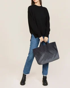 Totes<NAGHEDI St. Barths Large Tote Graphic Ombre Basalt