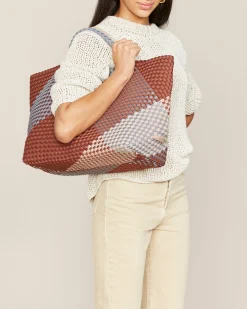 Totes<NAGHEDI St. Barths Large Tote Graphic Geo Taos