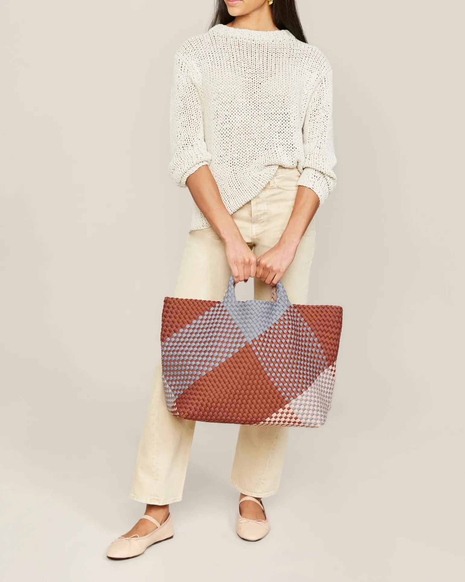 Totes<NAGHEDI St. Barths Large Tote Graphic Geo Taos