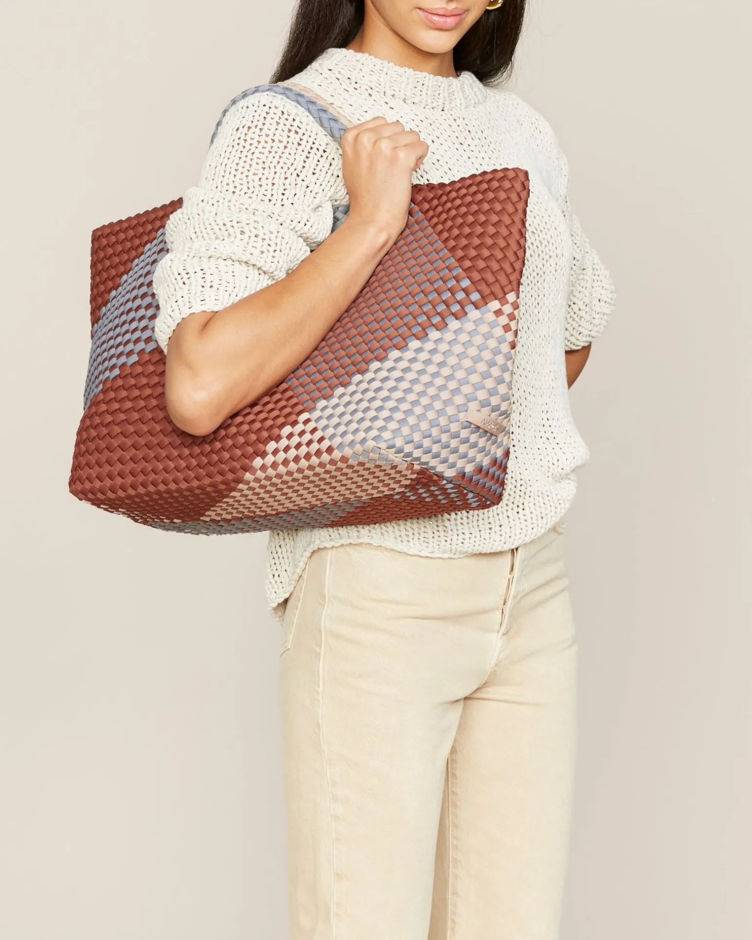 Shoulder Bags<NAGHEDI St. Barths Large Tote Graphic Geo Taos