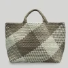 Totes<NAGHEDI St. Barths Large Tote Plaid Santa Fe