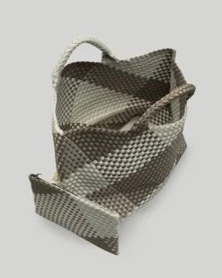 Totes<NAGHEDI St. Barths Large Tote Plaid Santa Fe