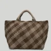 Shoulder Bags<NAGHEDI St. Barths Large Tote Plaid Driftwood
