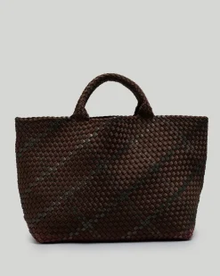 Totes<NAGHEDI St. Barths Large Tote Plaid Umber