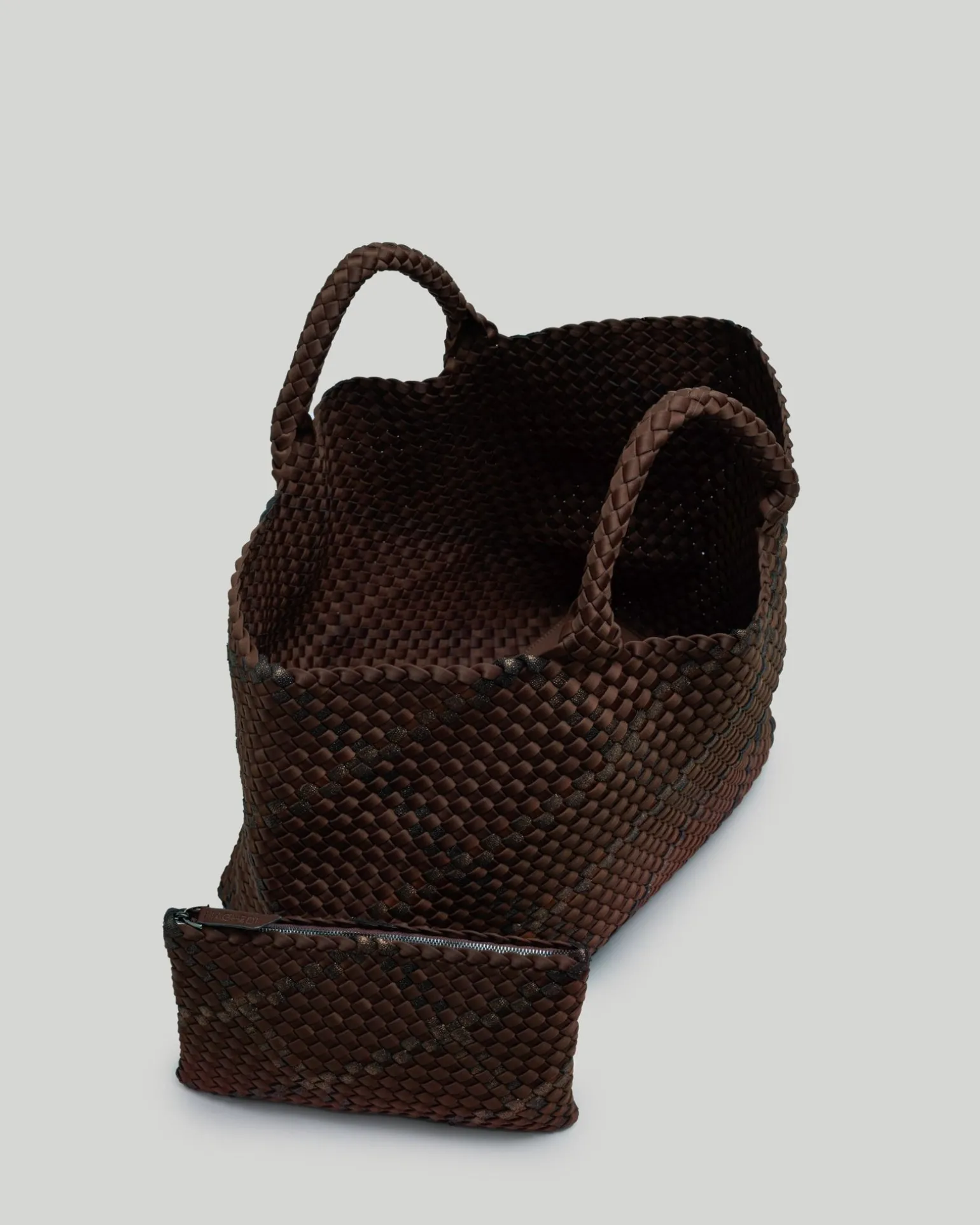 Shoulder Bags<NAGHEDI St. Barths Large Tote Plaid Umber