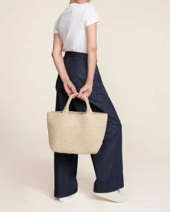 Shoulder Bags<NAGHEDI St. Barths Medium Tote Ecru