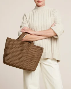 Shoulder Bags<NAGHEDI St. Barths Medium Tote Mink