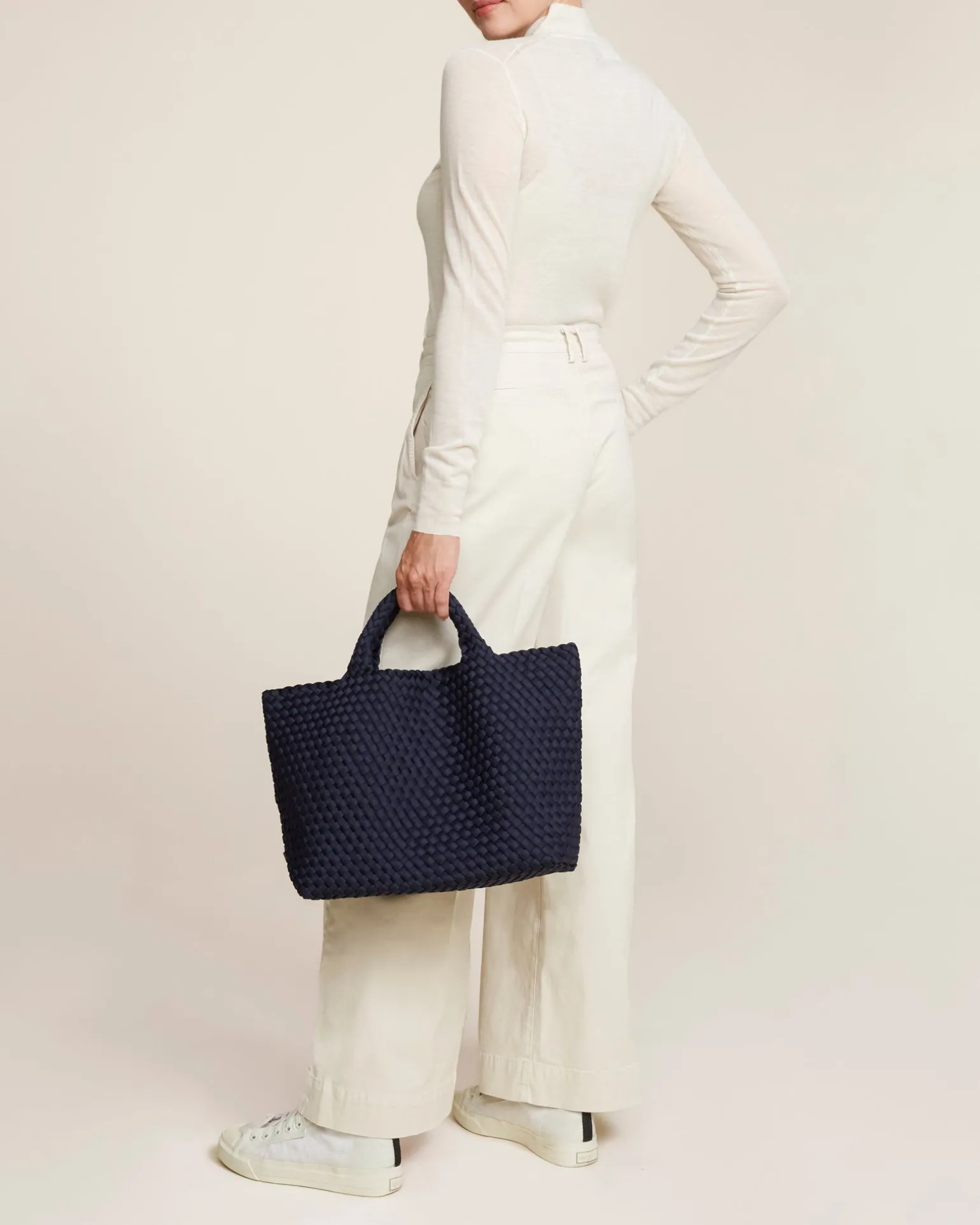 Shoulder Bags<NAGHEDI St. Barths Medium Tote Ink Blue