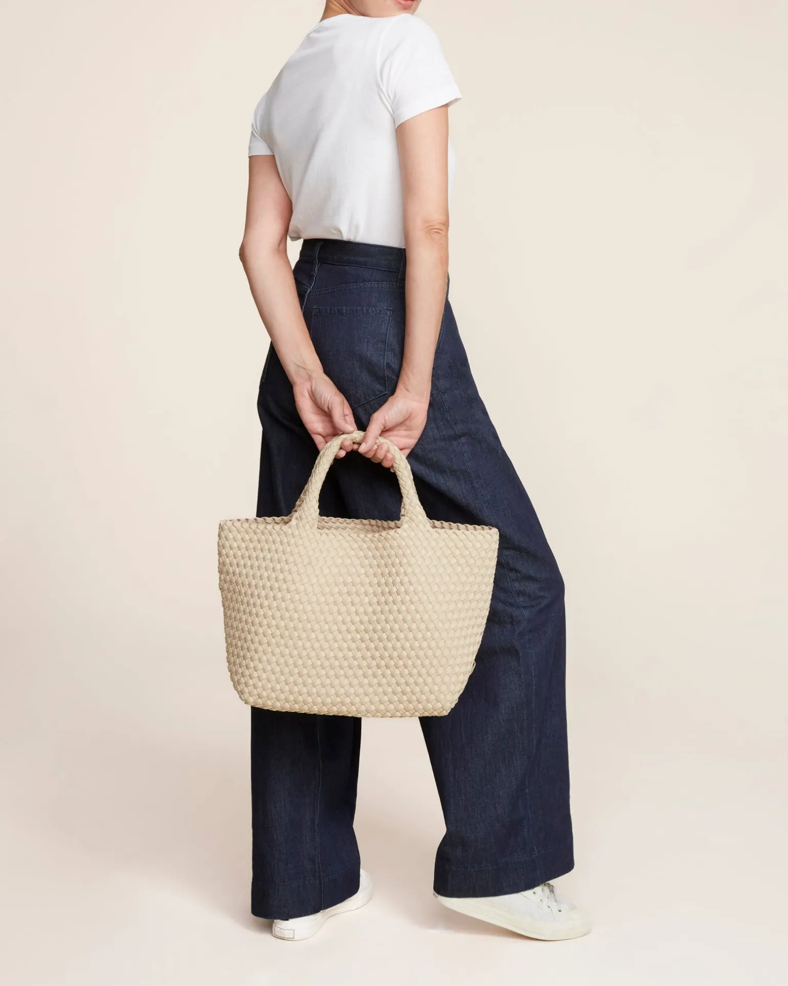 Totes<NAGHEDI St. Barths Medium Tote Ecru