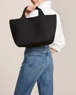 Shoulder Bags<NAGHEDI St. Barths Medium Tote Onyx