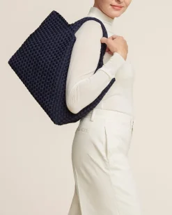 Totes<NAGHEDI St. Barths Medium Tote Ink Blue