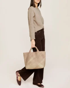 Shoulder Bags<NAGHEDI St. Barths Medium Tote Graphic Ombre Bronzed