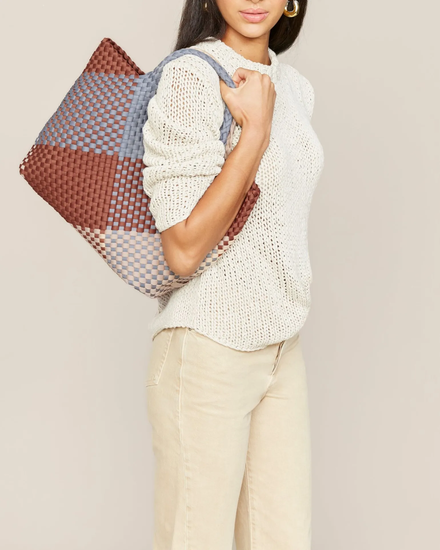 Shoulder Bags<NAGHEDI St. Barths Medium Tote Graphic Geo Taos