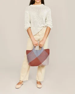 Shoulder Bags<NAGHEDI St. Barths Medium Tote Graphic Geo Taos