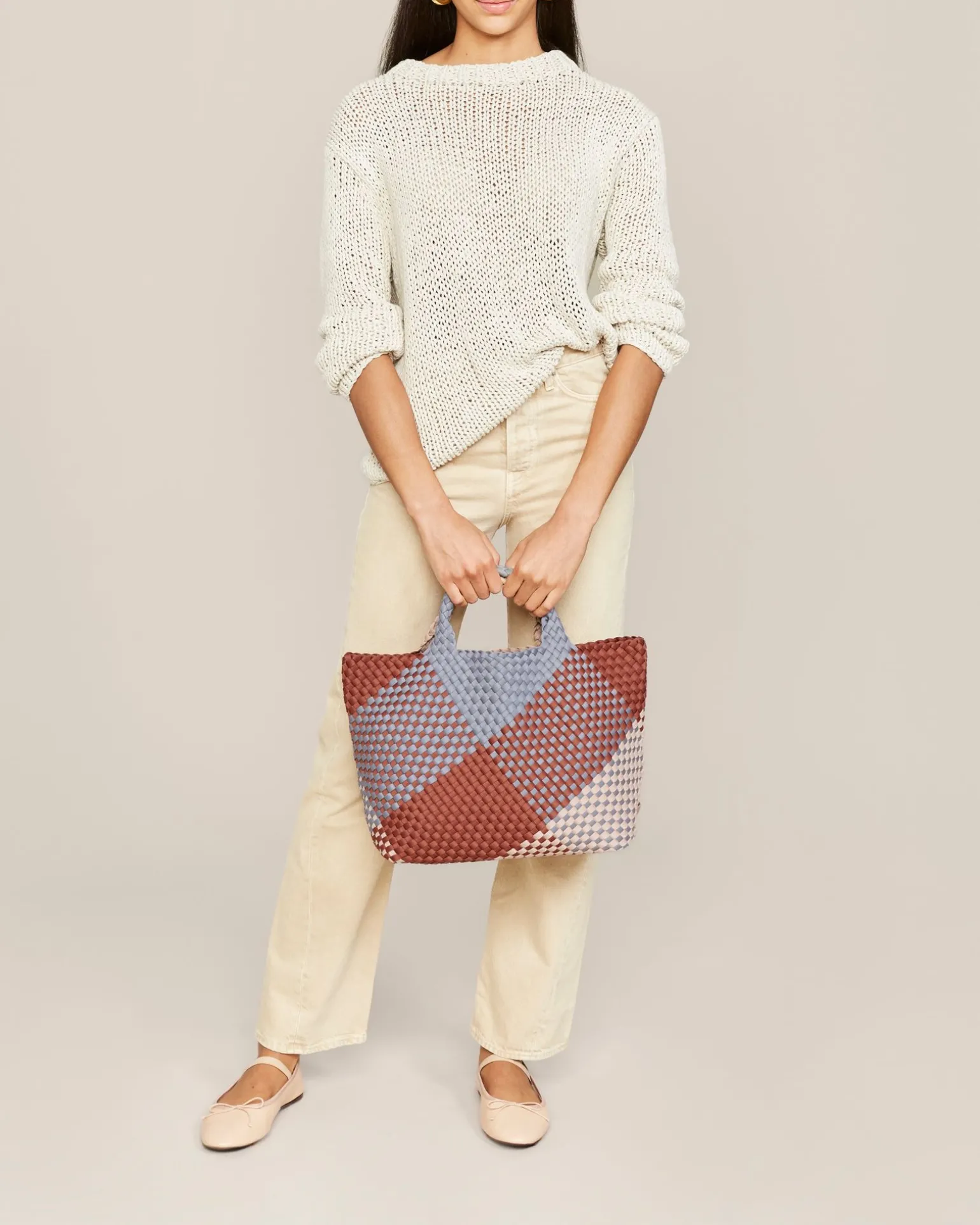 Shoulder Bags<NAGHEDI St. Barths Medium Tote Graphic Geo Taos