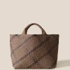 Shoulder Bags<NAGHEDI St. Barths Medium Tote Plaid Mojave