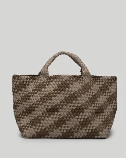 Totes<NAGHEDI St. Barths Medium Tote Plaid Driftwood
