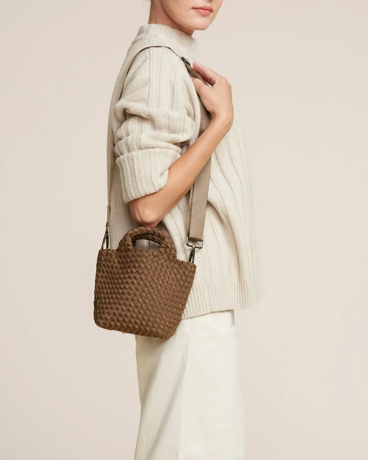 Totes<NAGHEDI St. Barths Petit Tote Mink